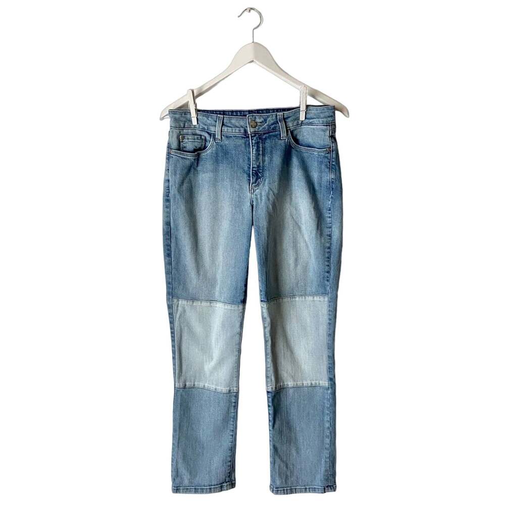 NYDJ Patchwork Skinny Jeans Size 6